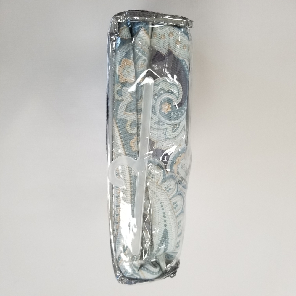Valencia Blackout Panel Pair Grommet Top Paisley Blocks Light Noise 100"x96" NWT - Picture 7 of 7